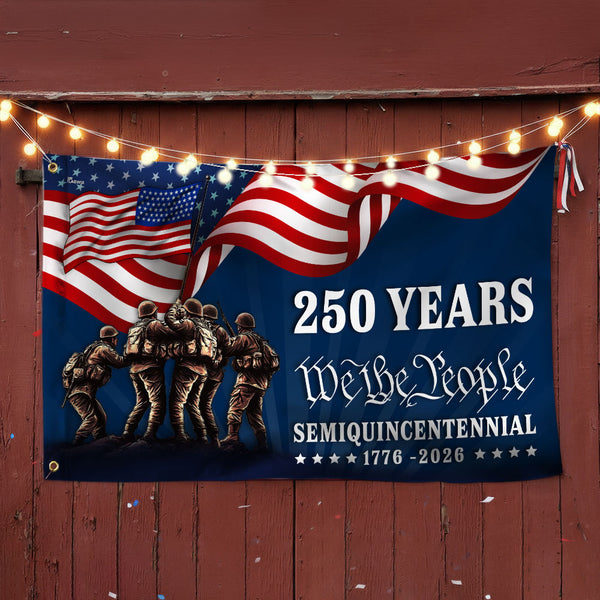 Flagwix American Flag, 250 Years We The People Semiquincentennial Grommet Flag