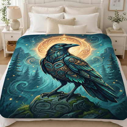 Raven’s Echo of Eternity Personalized Premium Blanket