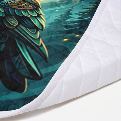 Raven’s Echo of Eternity Personalized Premium Blanket