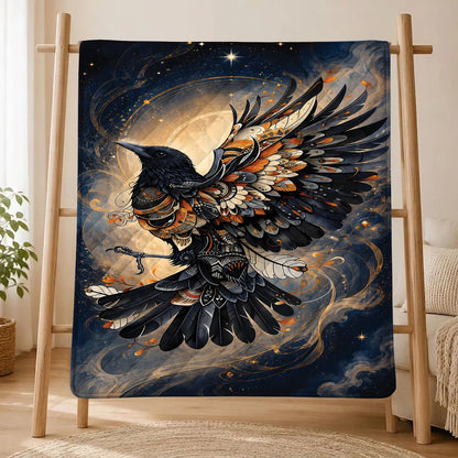 Raven Ember Spirit Personalized Premium Blanket