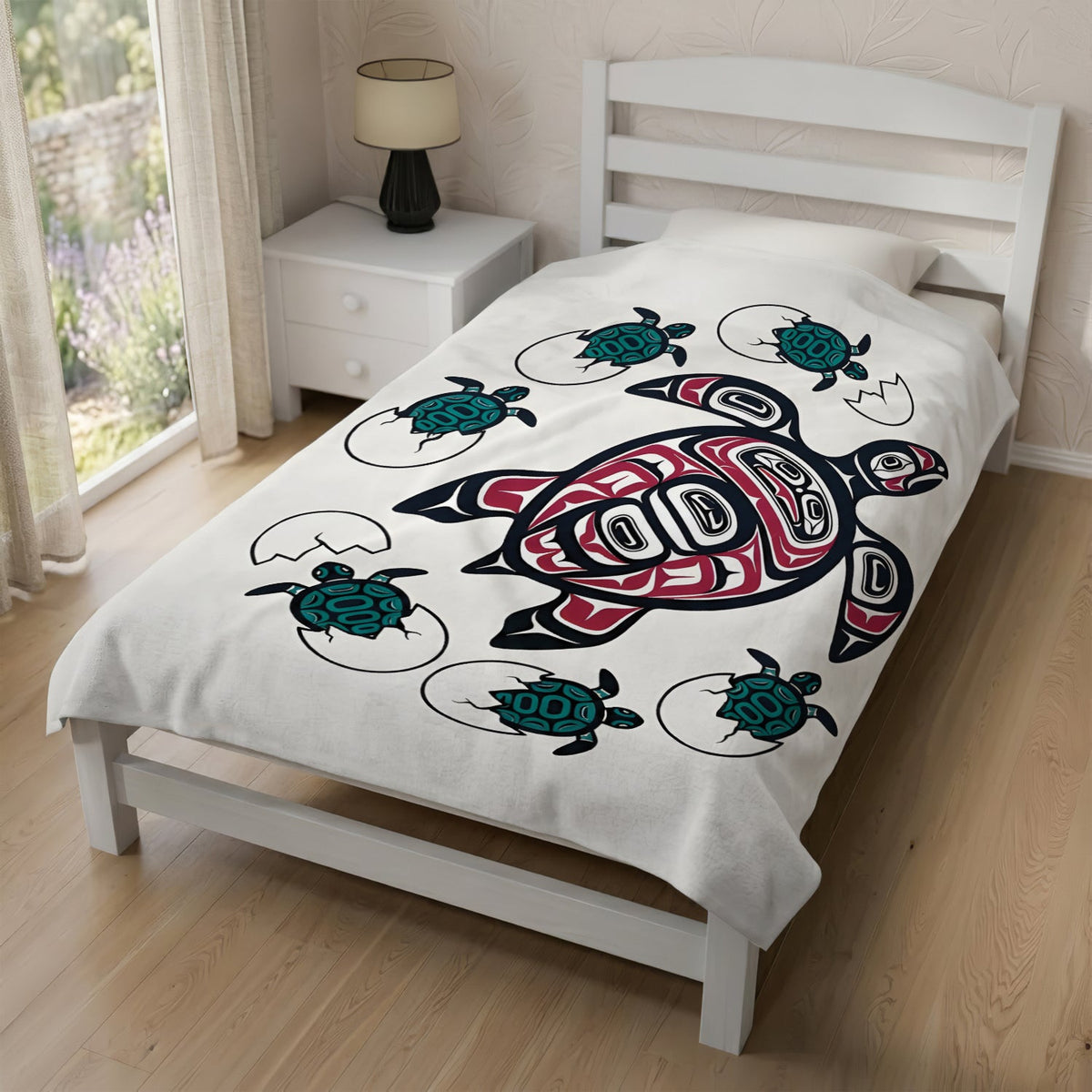 Ocean Turtle Heritage Personalized Premium Blanket
