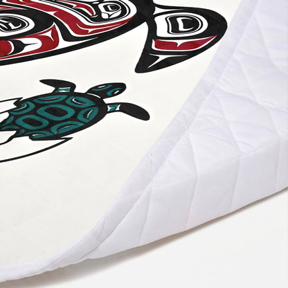 Ocean Turtle Heritage Personalized Premium Blanket