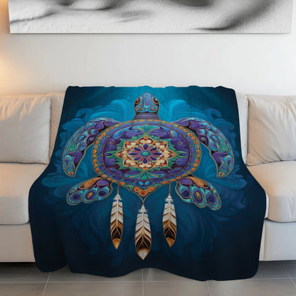Celestial Turtle Spirit Personalized Premium Blanket