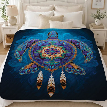 Celestial Turtle Spirit Personalized Premium Blanket