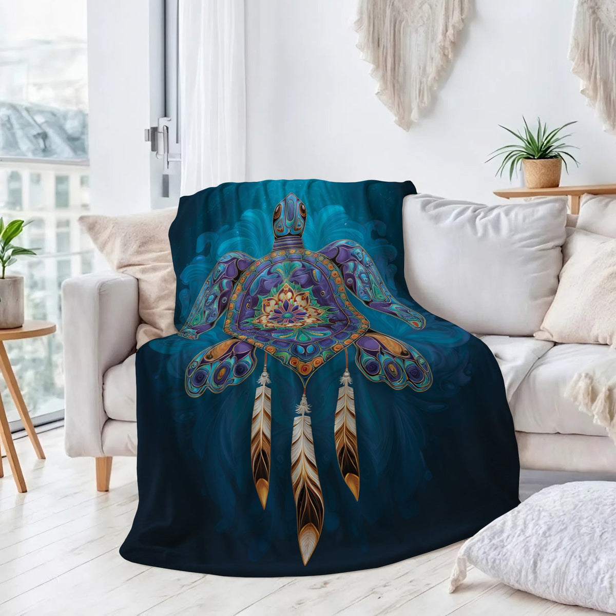 Celestial Turtle Spirit Personalized Premium Blanket