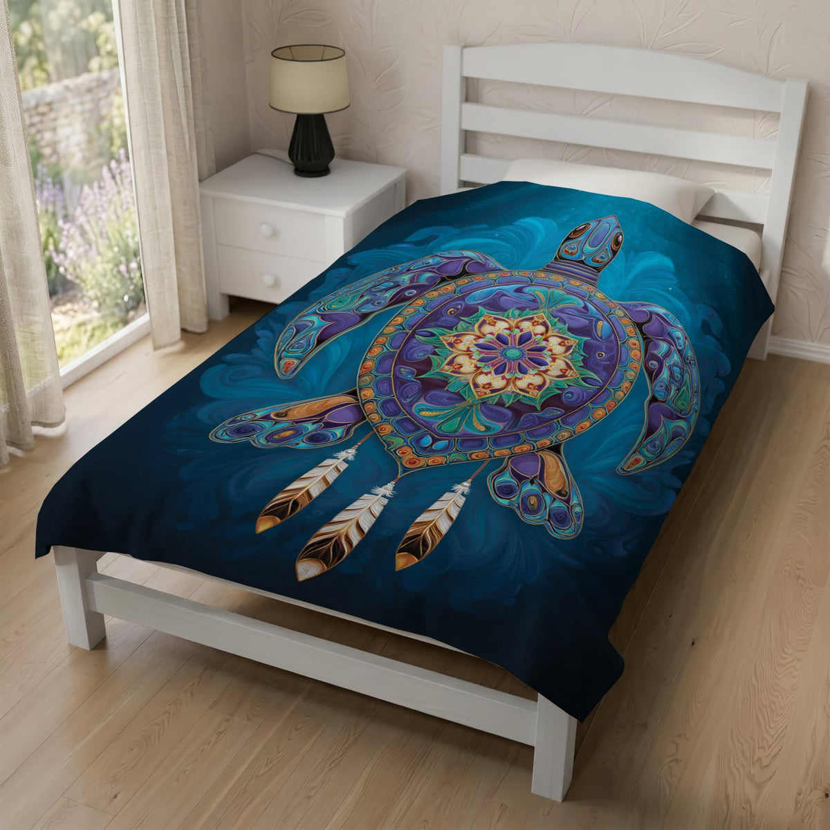Celestial Turtle Spirit Personalized Premium Blanket
