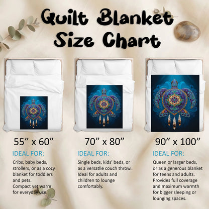 Celestial Turtle Spirit Personalized Premium Blanket