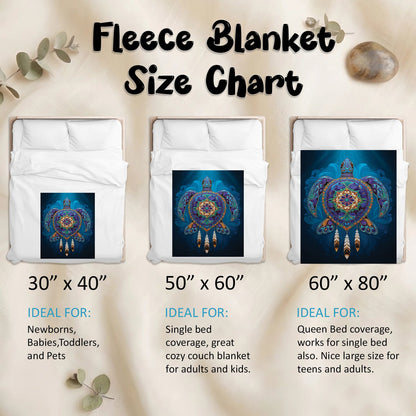 Celestial Turtle Spirit Personalized Premium Blanket