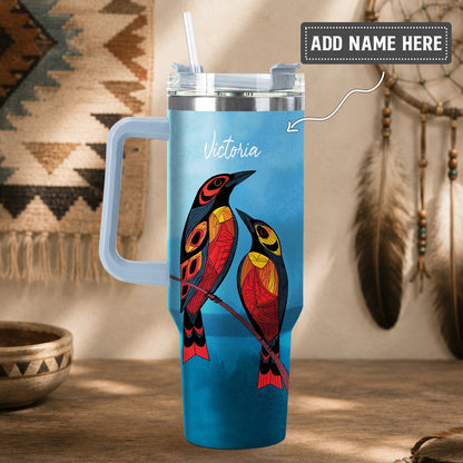 Sacred Bird Spirit Personalized Tumbler