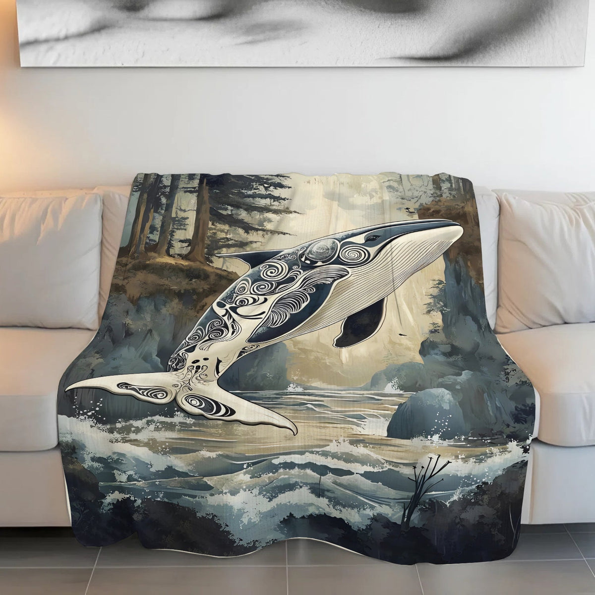 Orca Ocean Legacy Personalized Premium Blanket