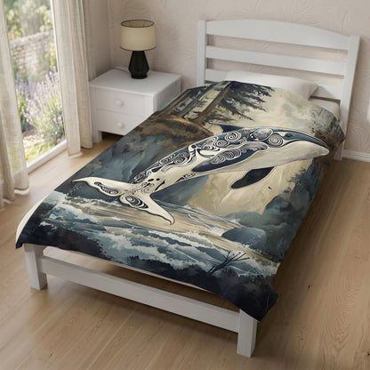 Orca Ocean Legacy Personalized Premium Blanket