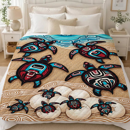 Sea Turtle Sacred Journey Personalized Premium Blanket