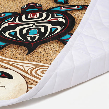 Sea Turtle Sacred Journey Personalized Premium Blanket