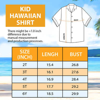 Native Raven Pattern Hawaiian Shirt for Adults & Kids