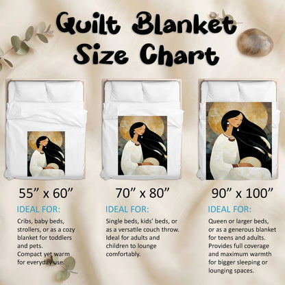 Moonlit Woman Spirit Personalized Premium Blanket