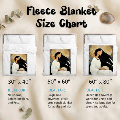 Moonlit Woman Spirit Personalized Premium Blanket