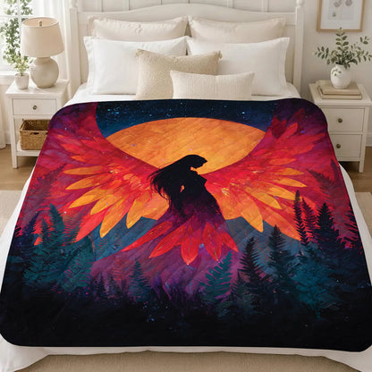 Sacred Moon Woman Personalized Premium Blanket