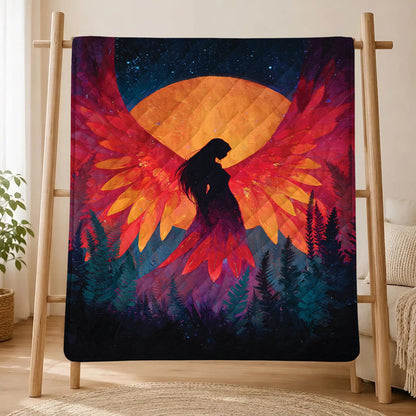 Sacred Moon Woman Personalized Premium Blanket