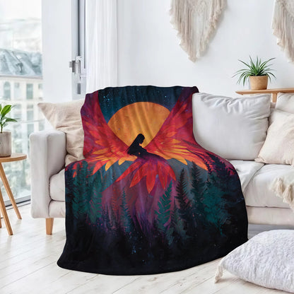 Sacred Moon Woman Personalized Premium Blanket