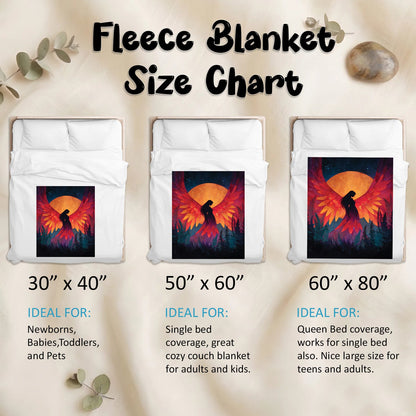 Sacred Moon Woman Personalized Premium Blanket