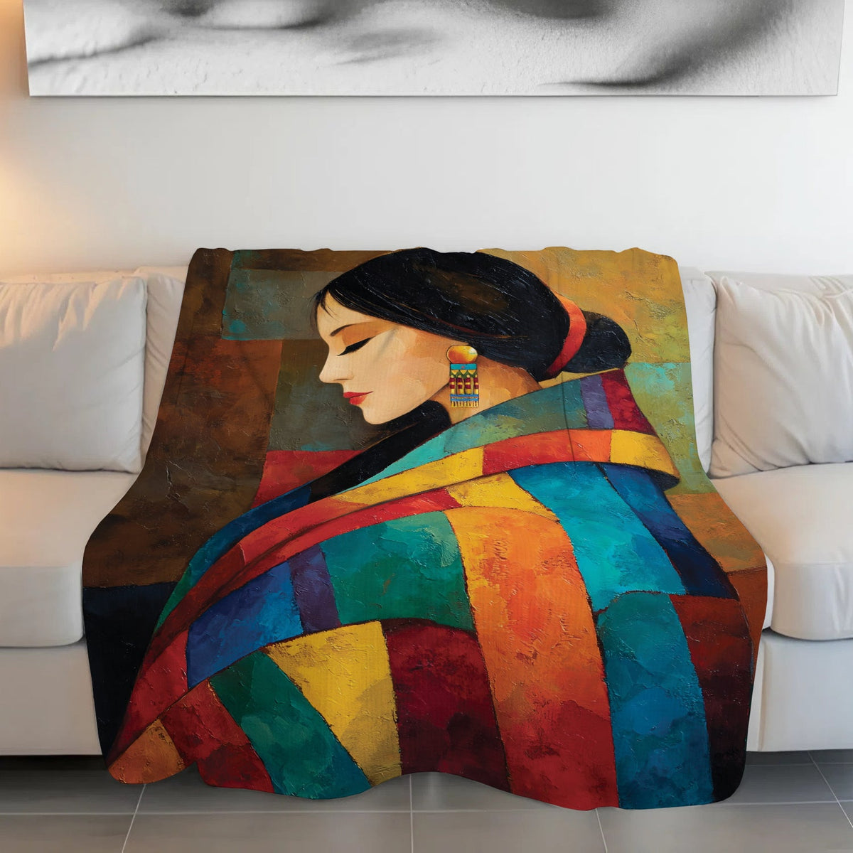 Heritage Woman Spirit Personalized Premium Blanket
