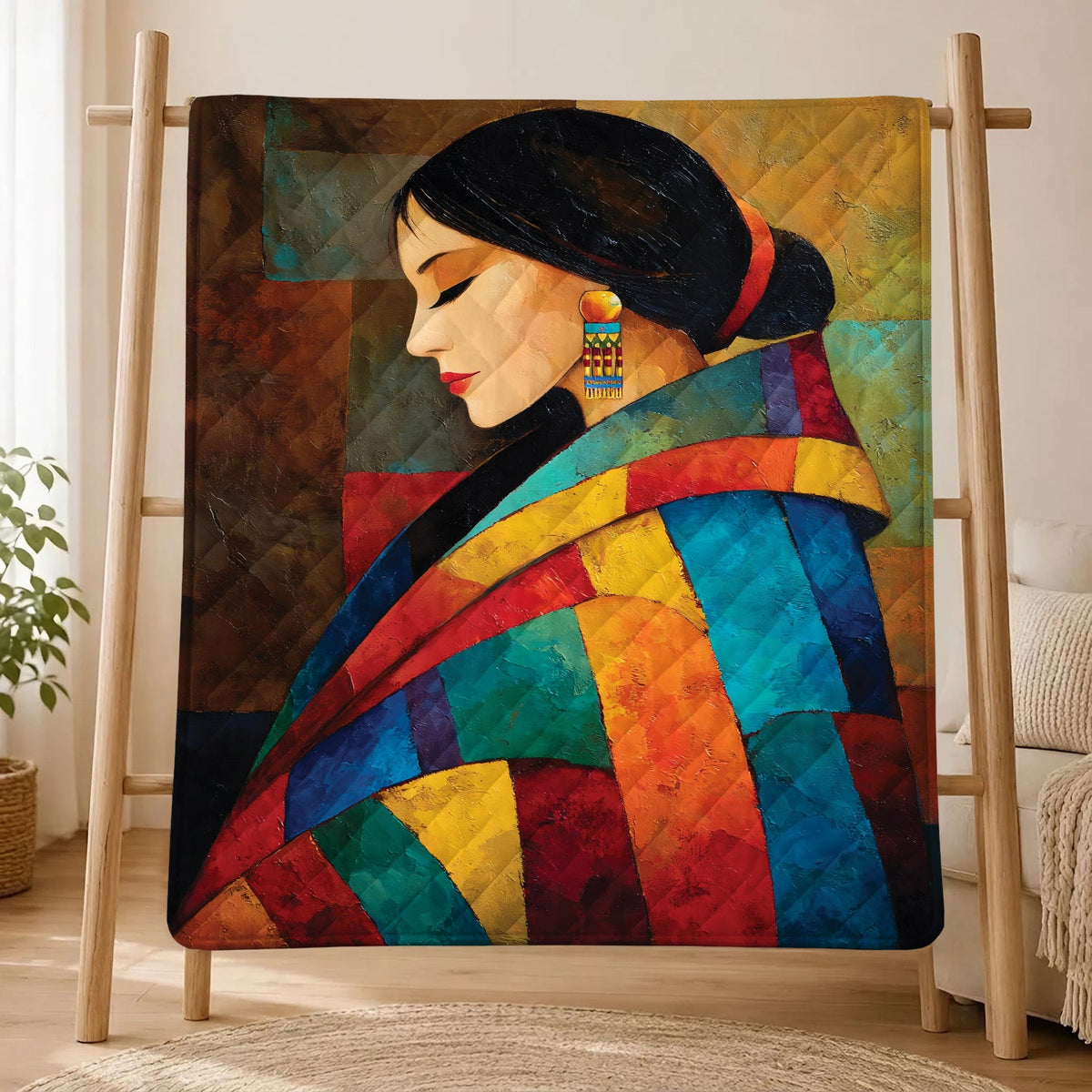 Heritage Woman Spirit Personalized Premium Blanket