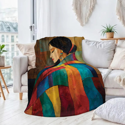 Heritage Woman Spirit Personalized Premium Blanket