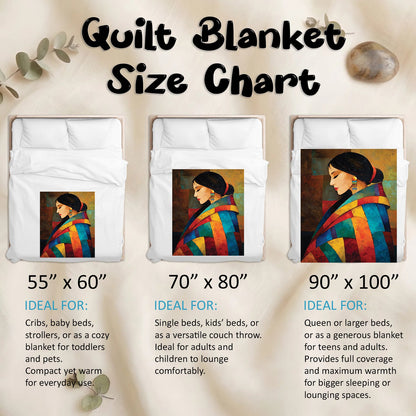 Heritage Woman Spirit Personalized Premium Blanket