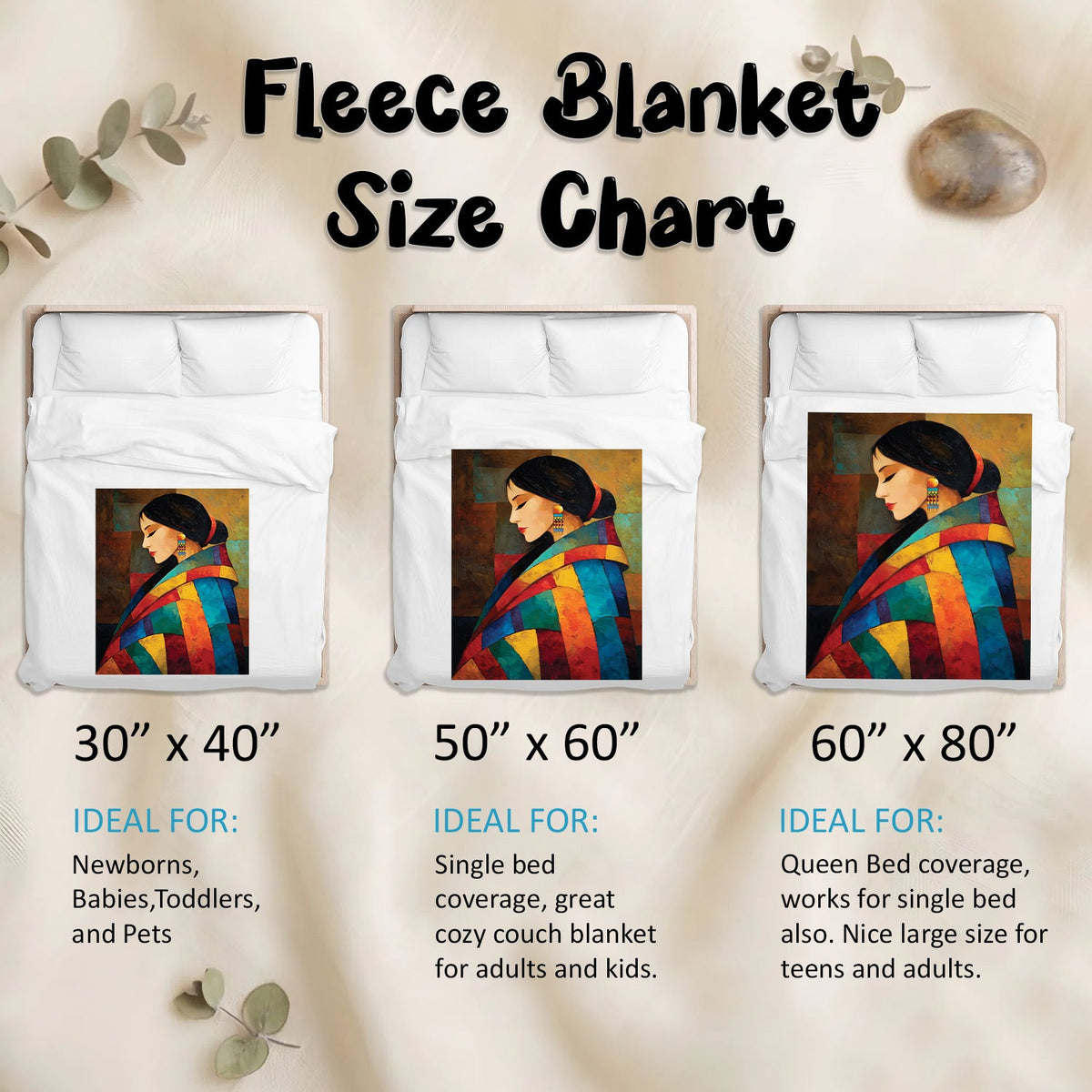 Heritage Woman Spirit Personalized Premium Blanket