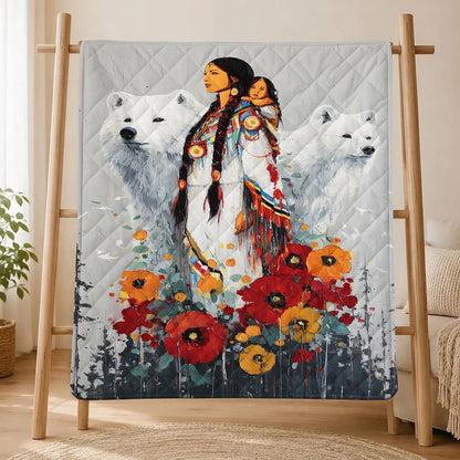 Mother Bear Spirit Personalized Premium Blanket