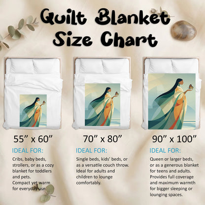 Butterfly Woman Spirit Personalized Premium Blanket