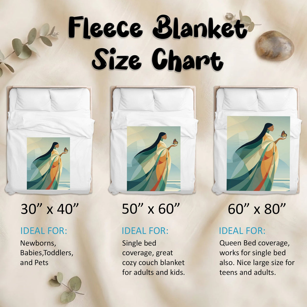 Butterfly Woman Spirit Personalized Premium Blanket