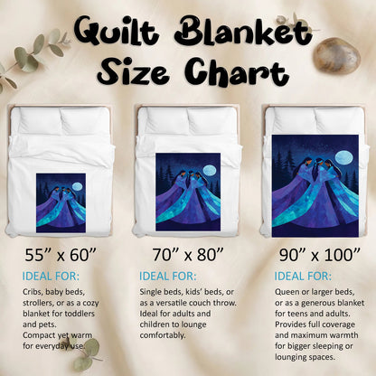 Sisters of the Moon Spirit Personalized Premium Blanket