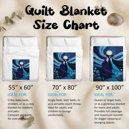 Moonlit Sisters Spirit Personalized Premium Blanket