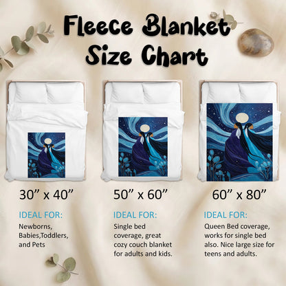 Moonlit Sisters Spirit Personalized Premium Blanket
