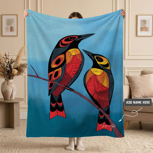 Sacred Bird Spirit Personalized Premium Blanket