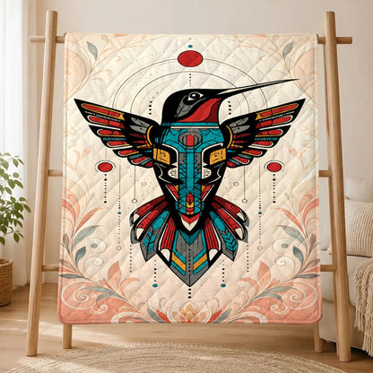 Celestial Hummingbird Legacy Personalized Premium Blanket