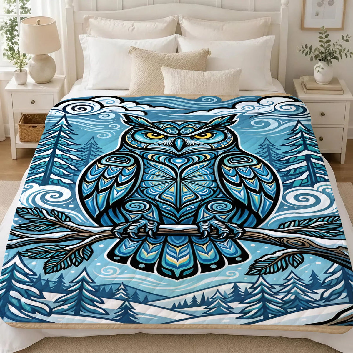 Owl Legacy Personalized Premium Blanket