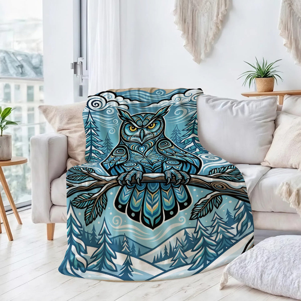 Owl Legacy Personalized Premium Blanket