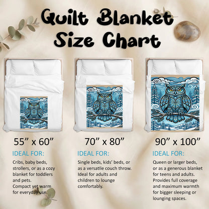 Owl Legacy Personalized Premium Blanket