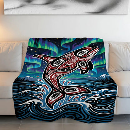 Aurora Orca Heritage Personalized Premium Blanket