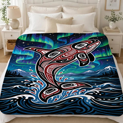 Aurora Orca Heritage Personalized Premium Blanket