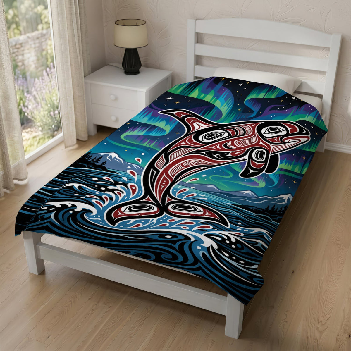 Aurora Orca Heritage Personalized Premium Blanket