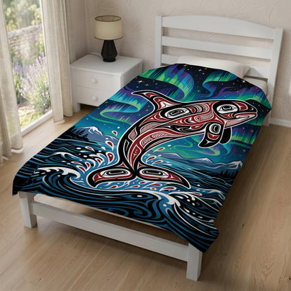 Aurora Orca Heritage Personalized Premium Blanket