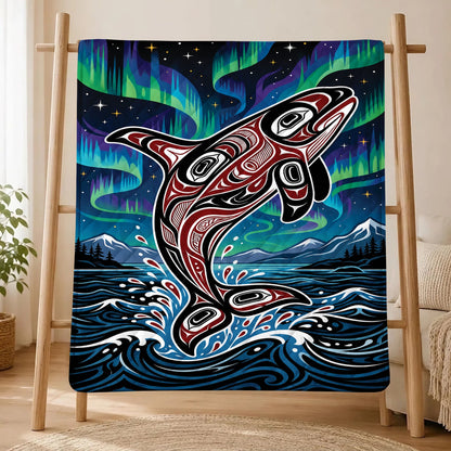 Aurora Orca Heritage Personalized Premium Blanket
