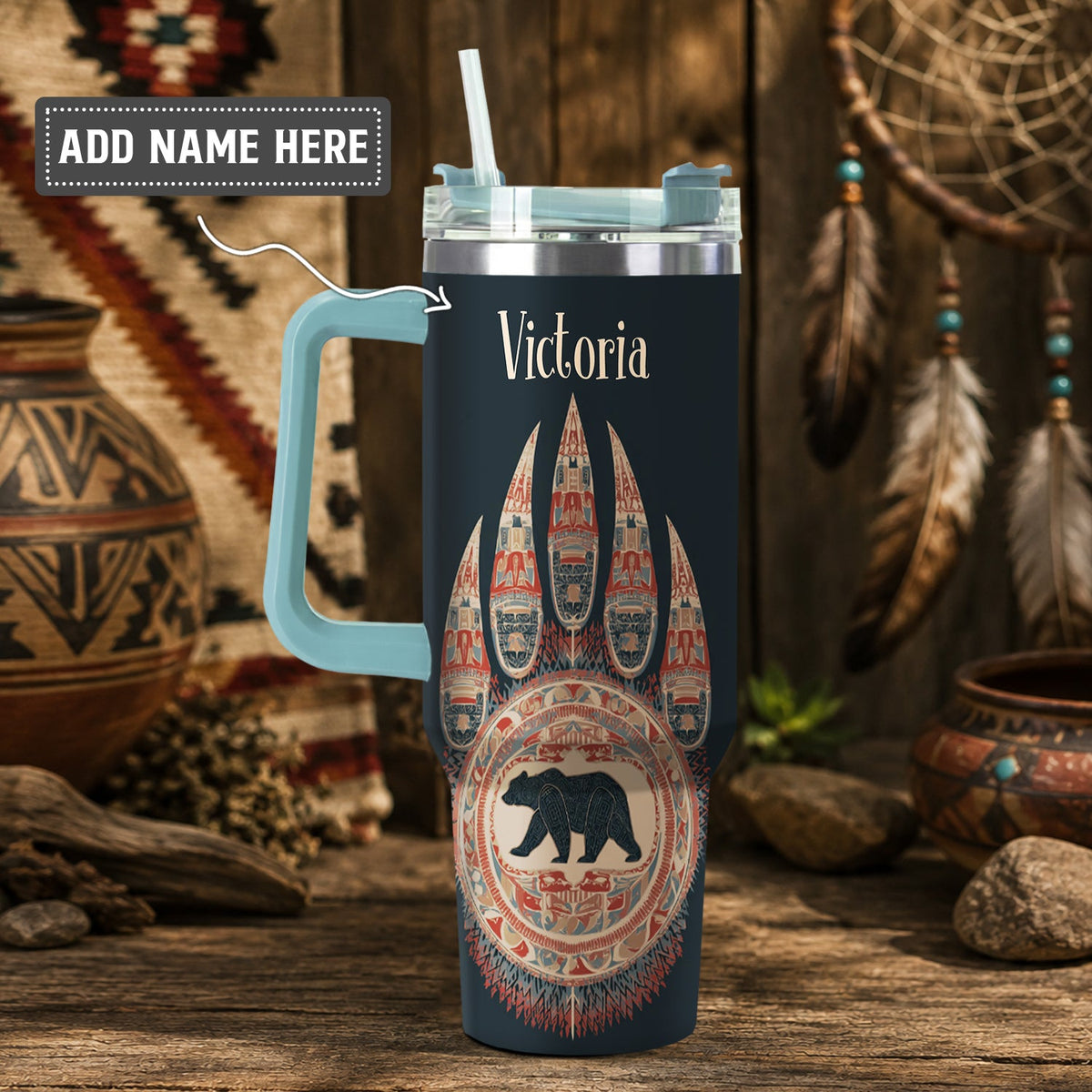Bear Paw Guardian Personalized Tumbler