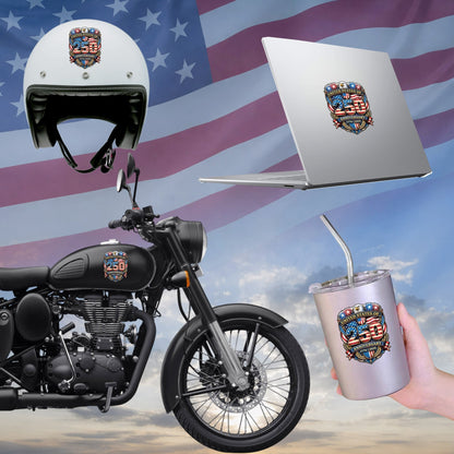 USA 250th Anniversary Eagle Decal – American Flag 1776-2026 Patriot Sticker for Car