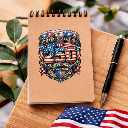 USA 250th Anniversary Eagle Decal – American Flag 1776-2026 Patriot Sticker for Car