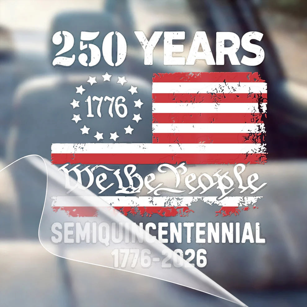 LIMITED TIME OFFER - Faith Family USA Eagle Cross Decal – 250th Anniversary 1776-2026