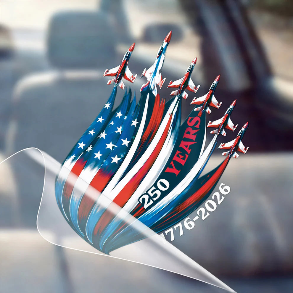 LIMITED TIME OFFER - Faith Family USA Eagle Cross Decal – 250th Anniversary 1776-2026